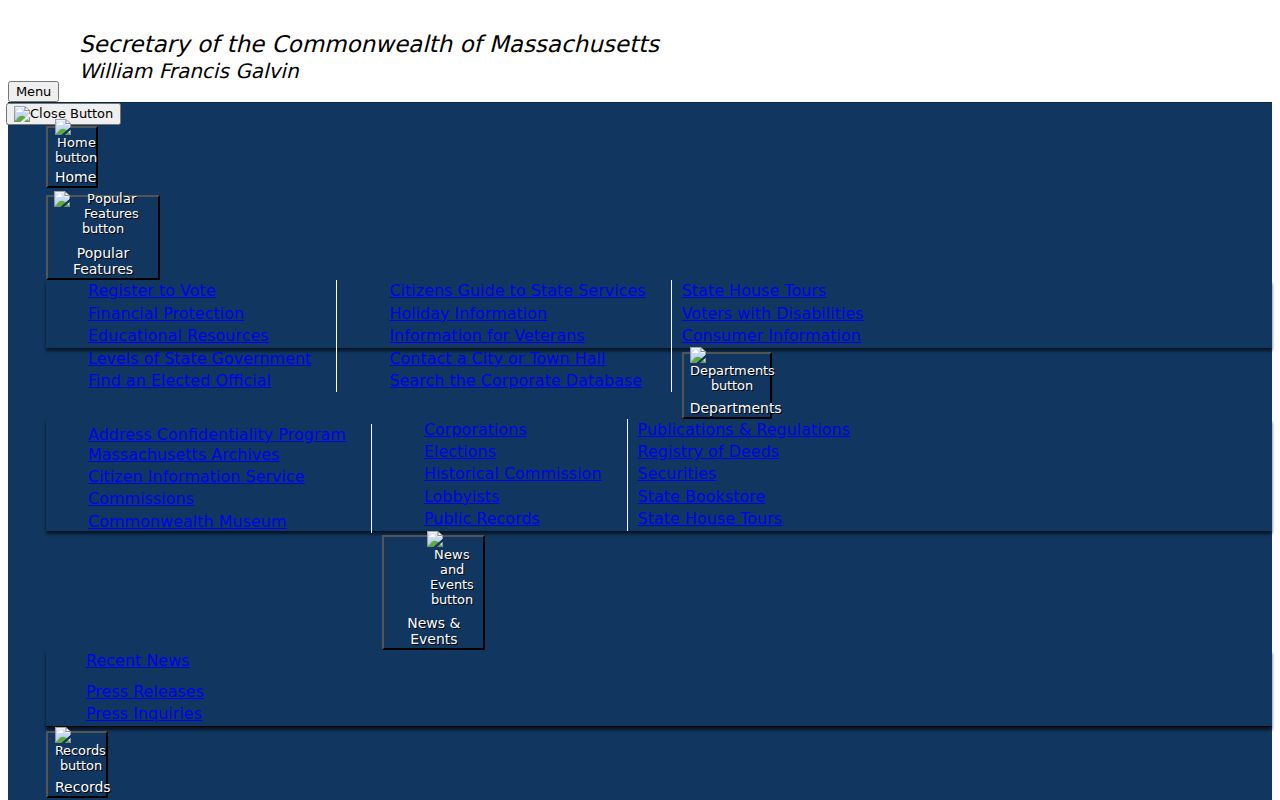 Amherst residents directory voter-status search fields