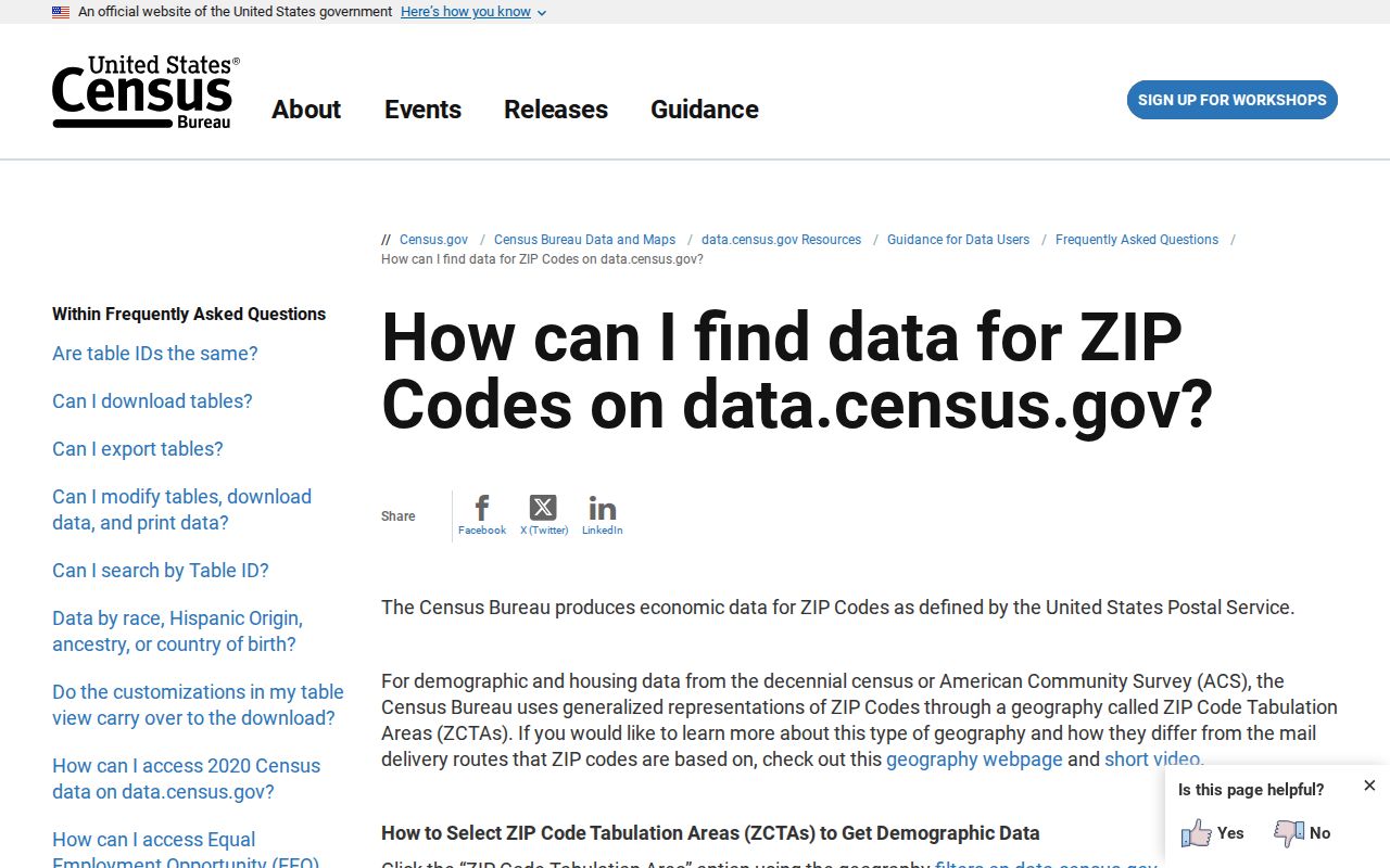 Amherst ZIP code directory Census ZCTA geography guidance